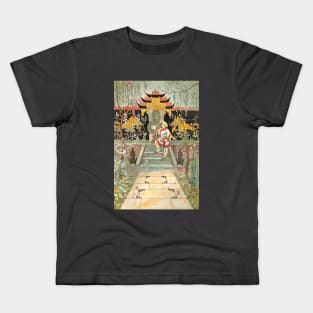 Aladdin took the Lamp from the Niche in Arabian Nights Kids T-Shirt